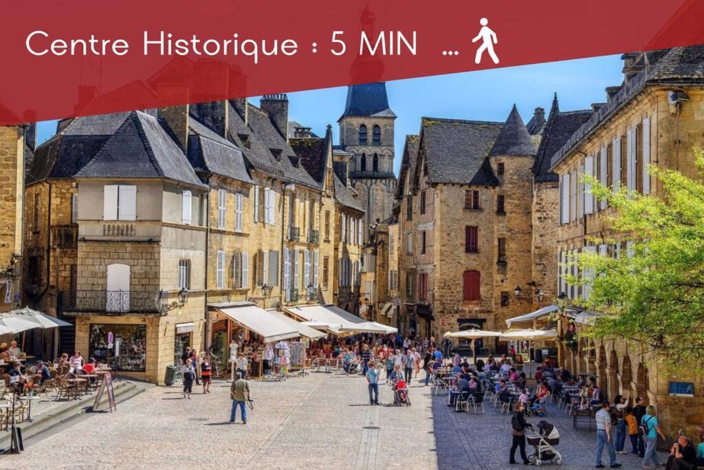 شقة La Regate Avec Jaccuzi A 50 M Du Centre Historique سارلا لا كانيدا المظهر الخارجي الصورة